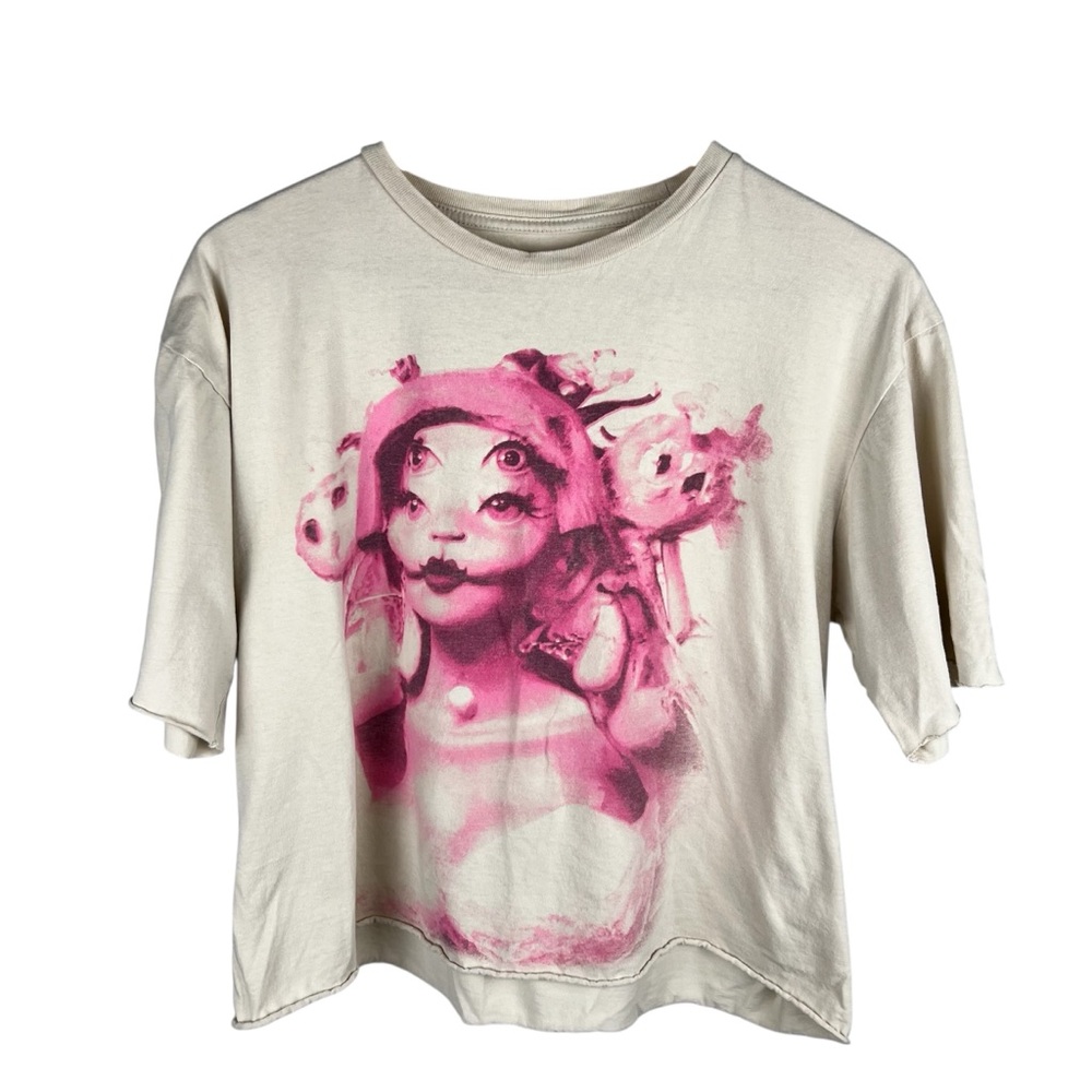 Melanie Martinez Portals Tour 2023 Tee Size L Cropped Band Tee Concert T Shirt